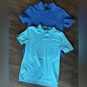 POLO Ralph Lauren Kids Blue and aqua Polo Shirts